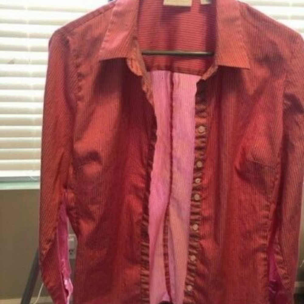 New York and Company Button Down Shirt Blouse - Picture 4 of 4